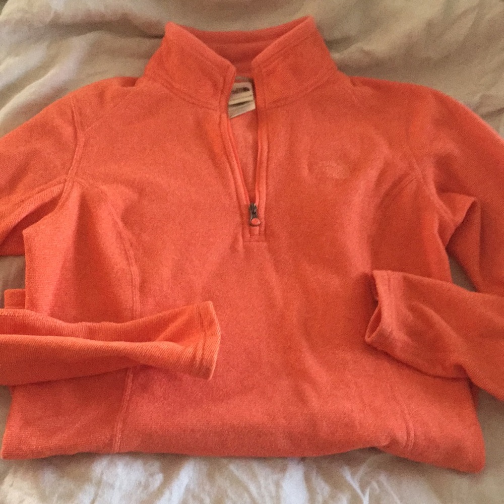 The northface glacier 1/4 zip fleece